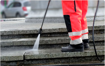 Patio and path cleaning